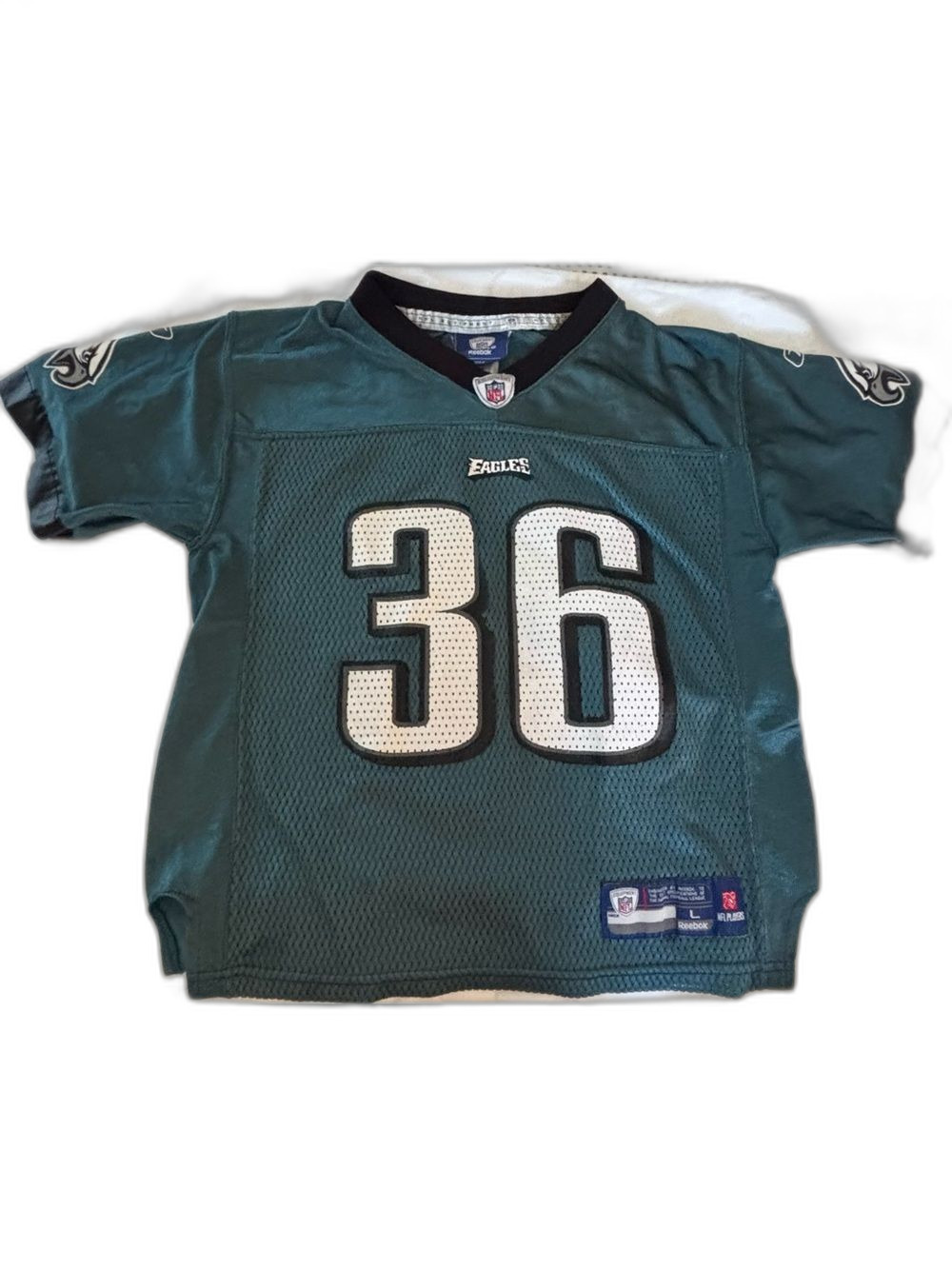 Youth Reebok Philadelphia Eagles Brian Westbrook #36 Jersey Size Large (7)